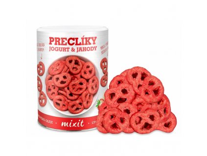 Mixit preclíky  Jogurtová čokoláda s jahodami 250 g