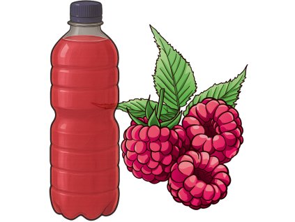 Maliňák 1,5l (PET lahev)  z čerstvých malin 11,5% alk.