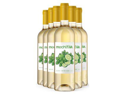6x Mochíťák 0,75l  Limetkovo - mátový speciál 11% alk.