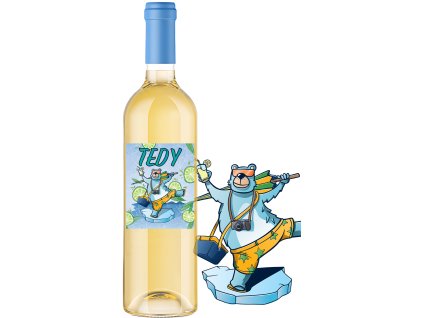 Tedy 0,75l  Víno z černého čaje a bergamotu 11% alk.