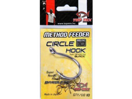 Top Mix Method Feeder Circle Barbless Háčik – veľ.10