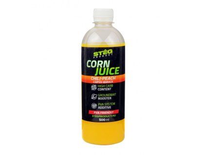 Stég Corn Juice – Čili Broskyňa – 500 ml