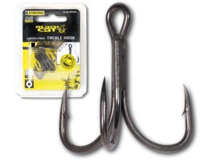 Black Cat – Curved Point Treble Hook Size 3 0