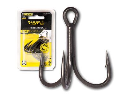 Black Cat – Treble Hook DG Coating Size 3/0