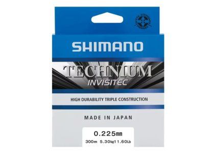 Shimano – Technium Invisitec – 300 m – 0.225 mm – Grey
