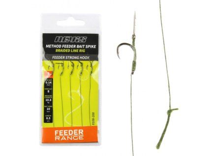 Nevis – Method Feeder nadväzec s tŕňom – Strong – 8,5 cm – veľ. 8