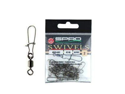 Spro – Rolling Swivel + Fastlock Snap – Veľ. 10