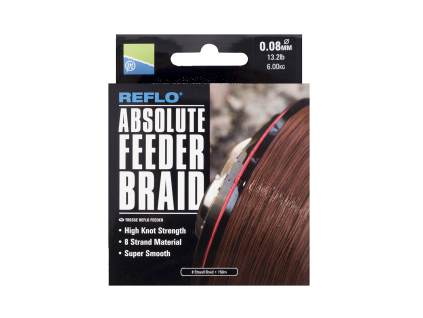 Preston – Absolute Feeder Braid – 150 m – 0,12 mm