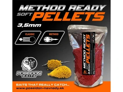 Poseidon – Ready Method Pellet – 800 g – Jahoda