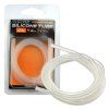 Nevis Power Cat Silikónová trubička – 100 cm – 2 × 4 mm – Priesvitná