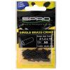 Spro – Matte Black Single BR Crimp – 1,2 × 10 mm 2