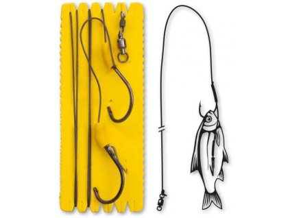 Black Cat buoy and boat ghost single hook 7/0