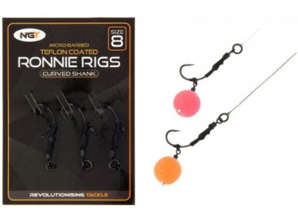 ngt montaz ronnie rig teflon hooks 3 pcs