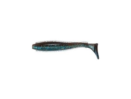 fox rage gumova nastraha spikey shad uv blue guts