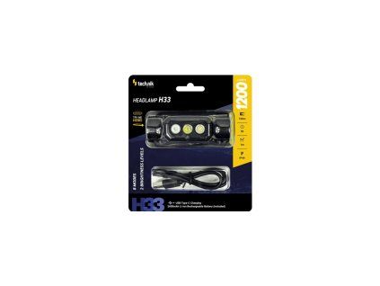 technik h33 celovka 1x18650 sst20 led usb c 1200 lm