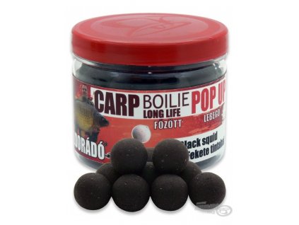 Haldorádó Carp Boilie Long Life PopUp Black Squid 600x800