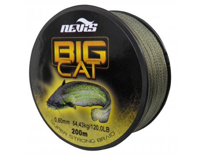 Nevis BigCat pletená šnúra 200m / 0,50mm 0,60mm 0,80mm