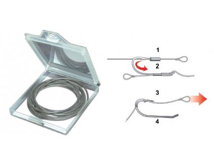 extra carp silikon buzirka na boilisovy vlas 0 7 mm 1m