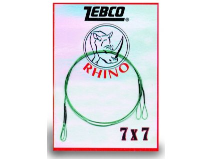 Zebco oceľové lanko 7x7 0,34mm/5kg/50cm, 0,38mm/8kg/50cm, 0,42mm/12kg/50cm, 0,38mm/8kg/70cm a 0,42mm/12kg/70cm