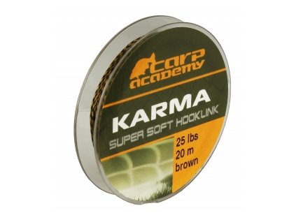 Carp Academy Karma Super soft hooklink 20m 25Ib Camo
