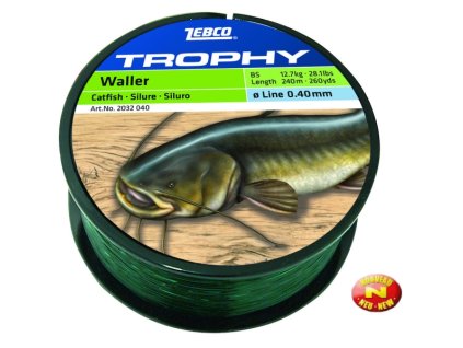 Zebco Trophy Catfish sumcový silón 0,60mm, 0,45mm