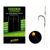 Stég Feeder hotový nadväzec s tŕňom a bez protihrotu na šnúrke 7cm 10