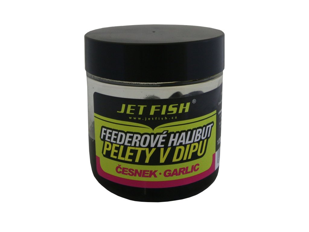 Jet Fish Feedrové Halibut Pelety v dipu 12mm