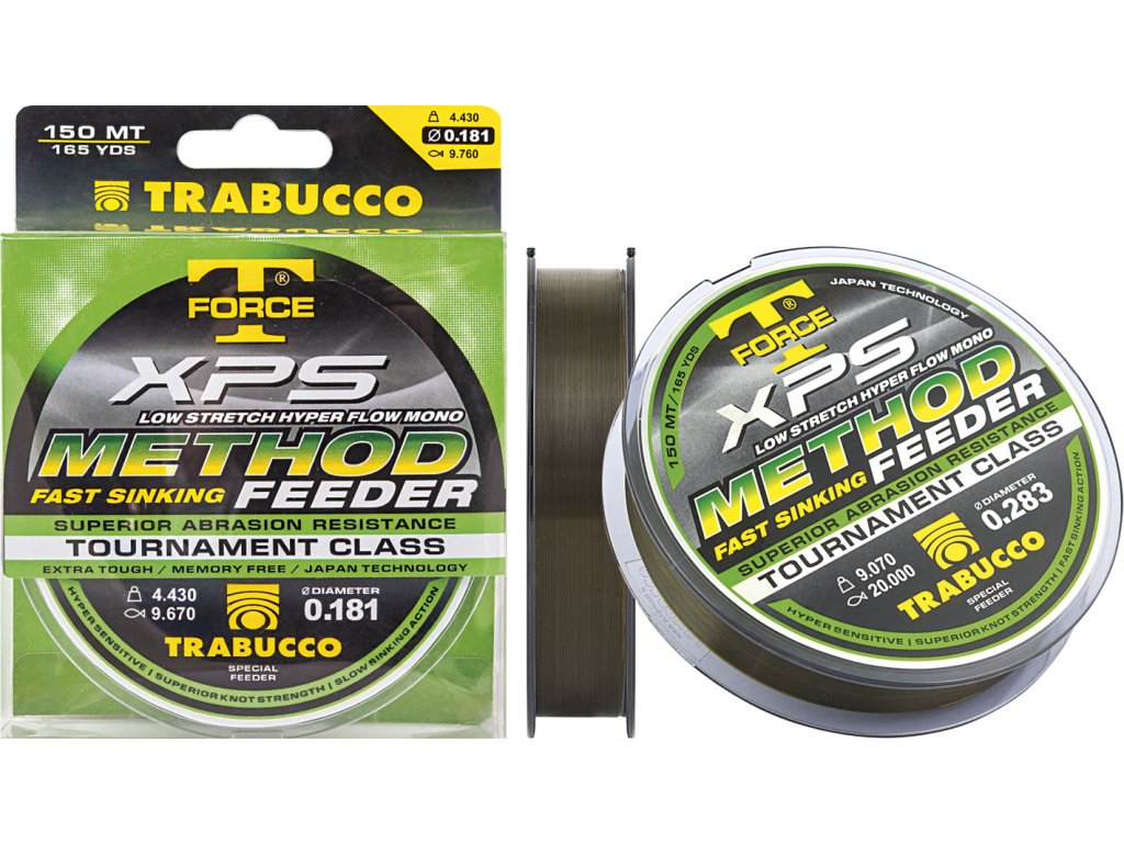 Trabucco vlasec T-Force XPS METHOD FEEDER 150m | Rybověci.cz