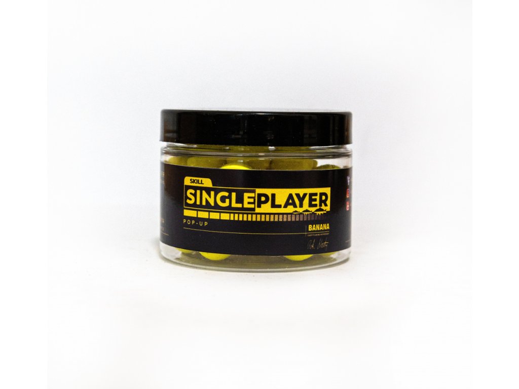 SINGLEPLAYER Pop-up Boilies Banana (Hmotnost 50g, Velikost 12mm)