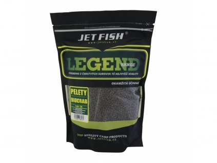 Jet Fish Legend Range Pelety 4mm/1kg (Hmotnost 1kg, Průměr 4mm, Příchuť Biokrill)