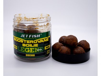 Jet Fish Legend Range Boosterované boilie 24mm, 250ml (Hmotnost 250g, Průměr 24mm, Příchuť Banán/Chilli)