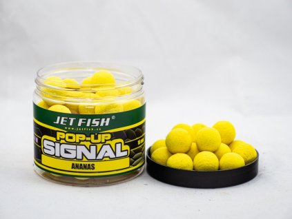 Jet Fish Signal Pop-up 16mm (Hmotnost 60g, Průměr 16mm, Příchuť Banán)