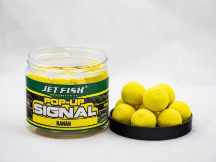 Jet Fish Signal Pop-up 20mm (Hmotnost 60g, Průměr 20mm, Příchuť Banán)