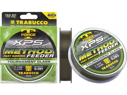 Trabucco vlasec T-Force XPS METHOD FEEDER 150m (Průměr 0,30mm/150m)