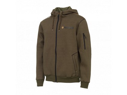 Prologic Mikina Carpio Zip Hoodie Army Green (Barva Zelená, Velikost XXL)