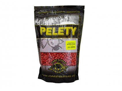 Carpservis Pelety Fluo F1 6mm (Hmotnost 800g, Průměr 6mm, Příchuť Pikanter)
