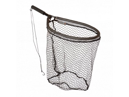 1718 savage gear pro finezze rubber mesh net l l 46x56cm floating