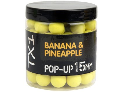 Shimano Pop-Up TX1 Banana&Pineappel 100g (Barva Fluoro žlutá, Průměr 15mm)