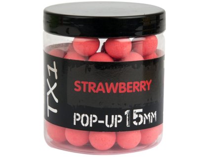 Shimano Pop-Up TX1 Strawberry 100g (Barva Fluoro červená, Průměr 15mm)
