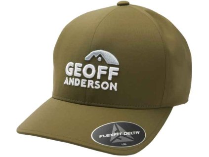 Kšiltovka Geoff Anderson Flexfit Delta zelená 3D logo (Velikost cívky L/XL)