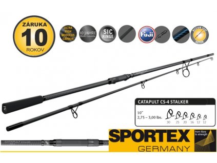 Sportex prut Catapult CS-4 Stalker (Délka/Libráž/počet dílů 3,00m/3lb/2díl)