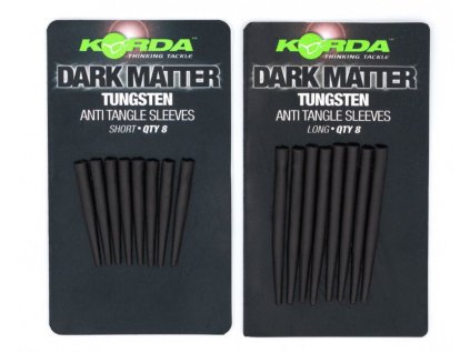 Korda wolframové převleky proti zamotání Dark Matter Tungsten Anti Tangle Sleeve (Velikost Short (kratší))