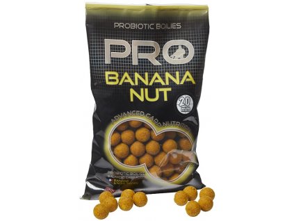 Starbaits Boilie BANANA NUT - Nové balení 800g (Hmotnost 800g, Průměr 20mm)