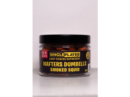 SINGLEPLAYER Wafters Dumbells Smoked Squid (Hmotnost 150g, Velikost 16mm)