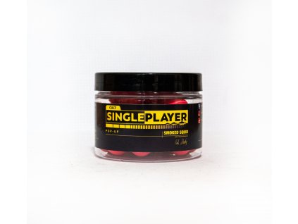 SINGLEPLAYER Pop-up Boilies Smoked Squid (Hmotnost 50g, Velikost 12mm)