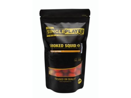 SINGLEPLAYER Boilies Wafters Smoked Squid (Hmotnost 150g, Velikost 16mm)