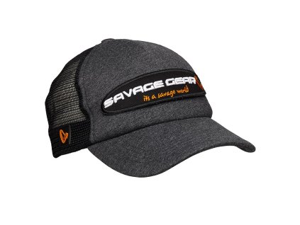 savage gear ksiltovka attitude cap onesize grey melange[1]