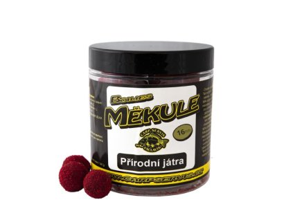 Boilies Měkule Přírodní Játra (Hmotnost 140g, Průměr 25mm)