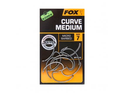 Fox Háčky Curve Shank Medium (Velikost 8)