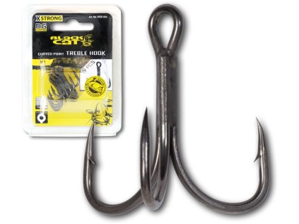 Black Cat Trojháček Curve Point DG Coating 5 ks (Velikost 4/0)